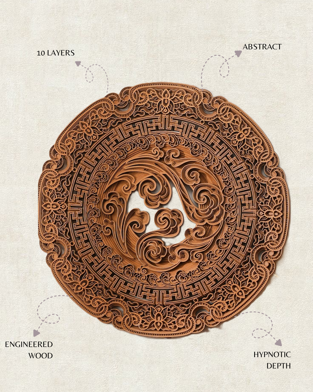 Celestial Swirls Wall Decor