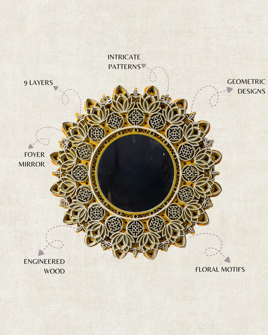 Sterreo Mirror Wall Decor