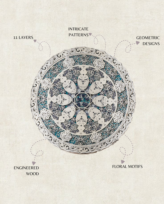 Crystal Peony Wall Decor