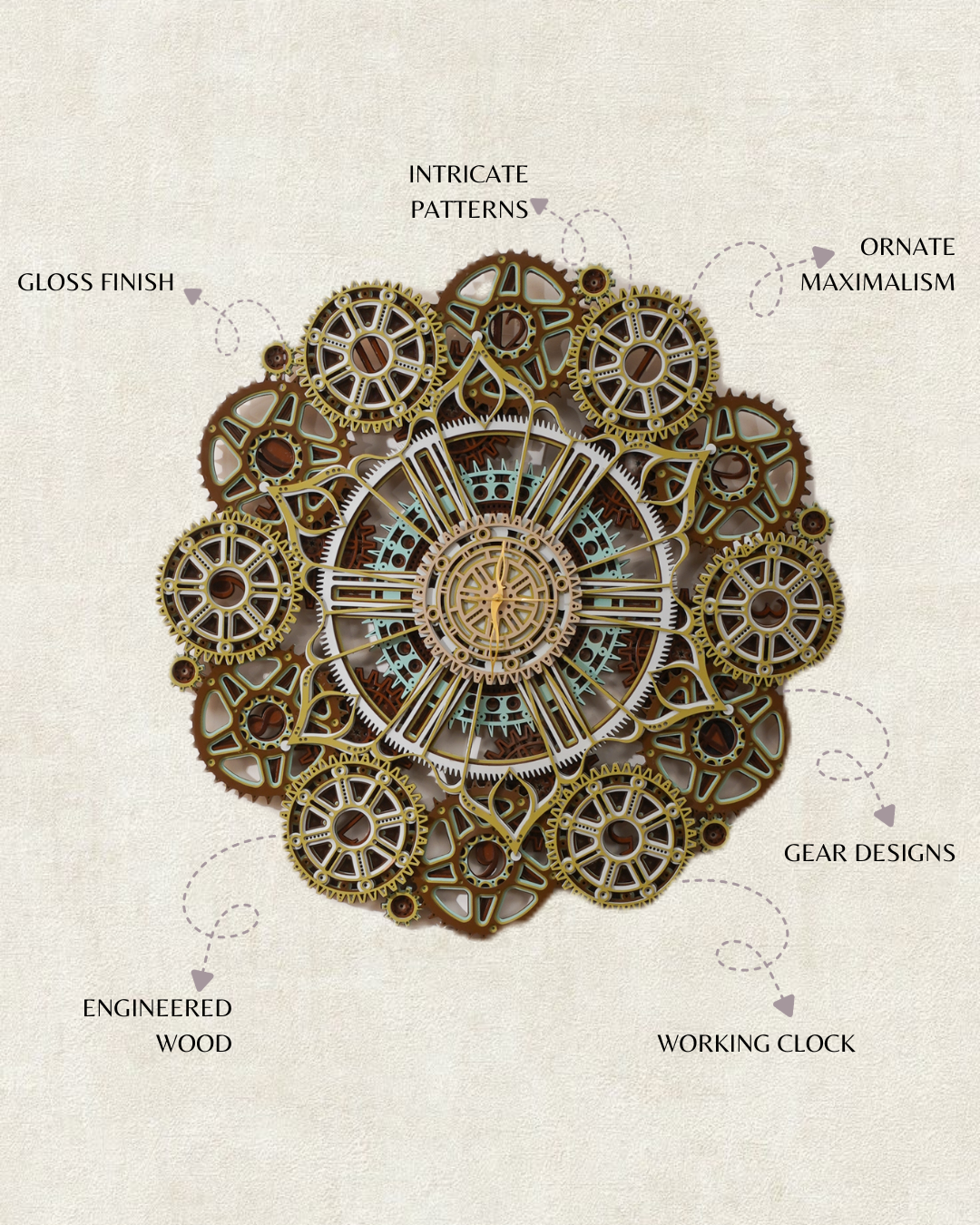 Stellar Gear Wall Clock