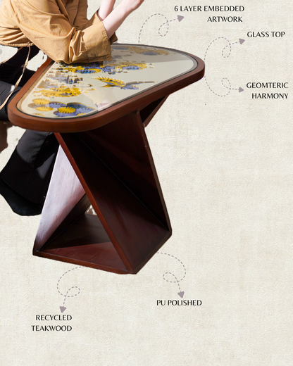 Z Tear-drop Coffee Table