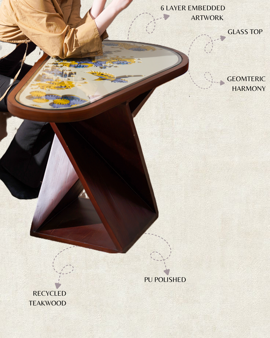 Z Tear-drop Coffee Table