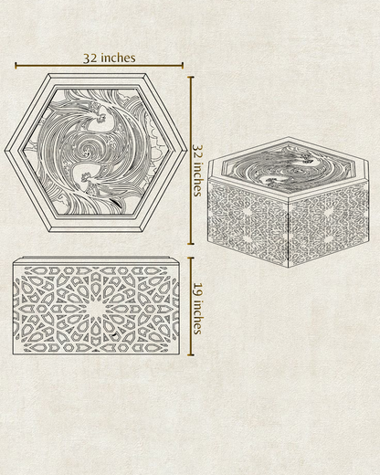 Alhambra Hex Coffee Table