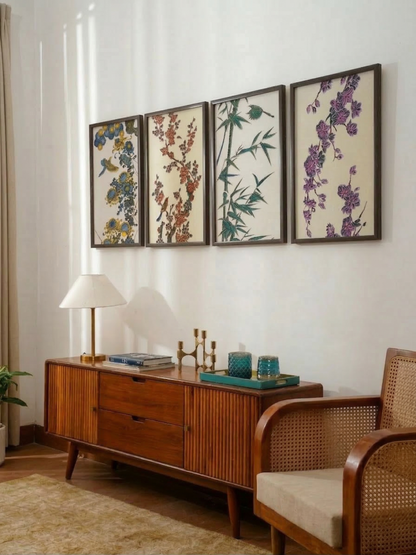 Botanical Quadrant Wall Decor - 15X24