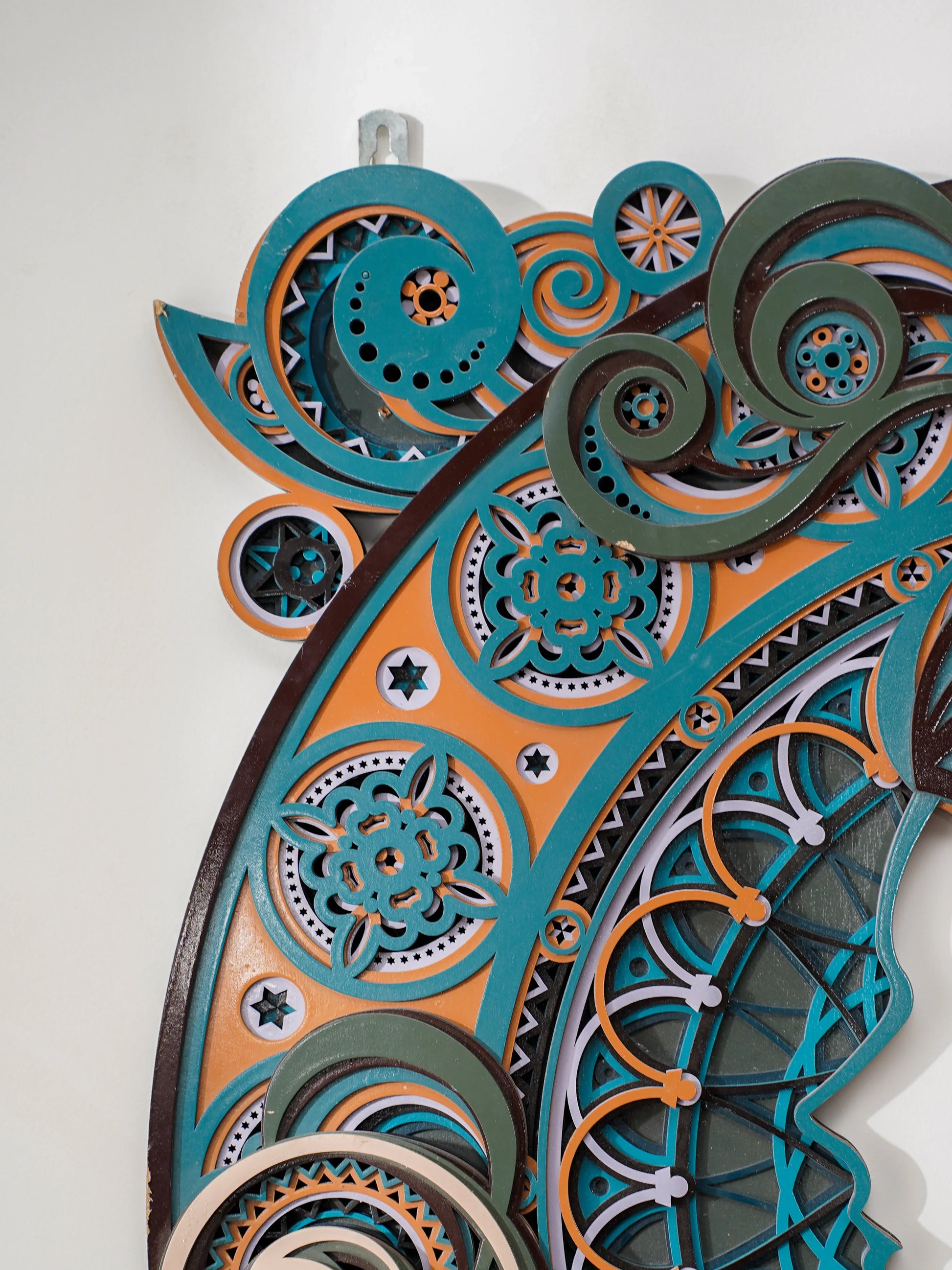 Eco-Luxury Biophilic Wood Art Gaia’s Reflection — 3D Earth Tone Home Decor — Modern Laser Cut Sustainable Birch Sculpture - velvet & grain