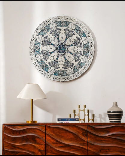 Modern Wall Art Crystal Peony - Luxury 3D Wood Wall Decor - Minimalist Multilayered Floral Art - velvet & grain