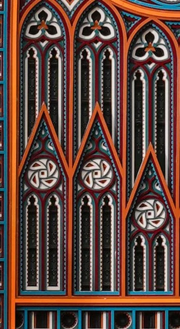 Victorian Dark Academia Wood Art Gothic Grace — Intricate 3D Laser Cut Decor — Luxury Blackwork Layered Wall Sculpture - velvet & grain