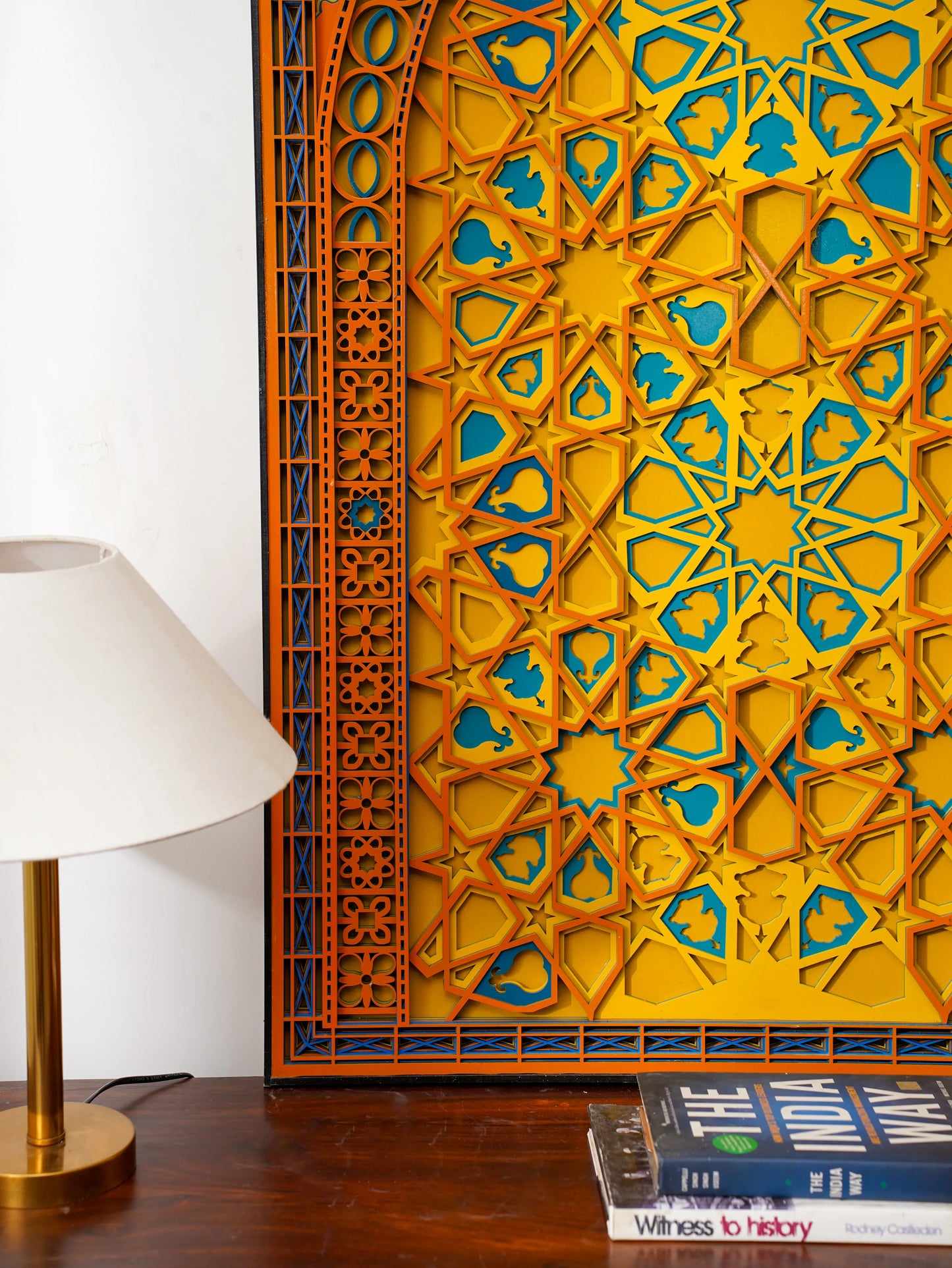 Golden-Hour 3D Wood Art Multiverse Marigold — Luxe 7-Tier Layered Decor — Modern Floral Laser Cut Fretwork Sculpture - velvet & grain