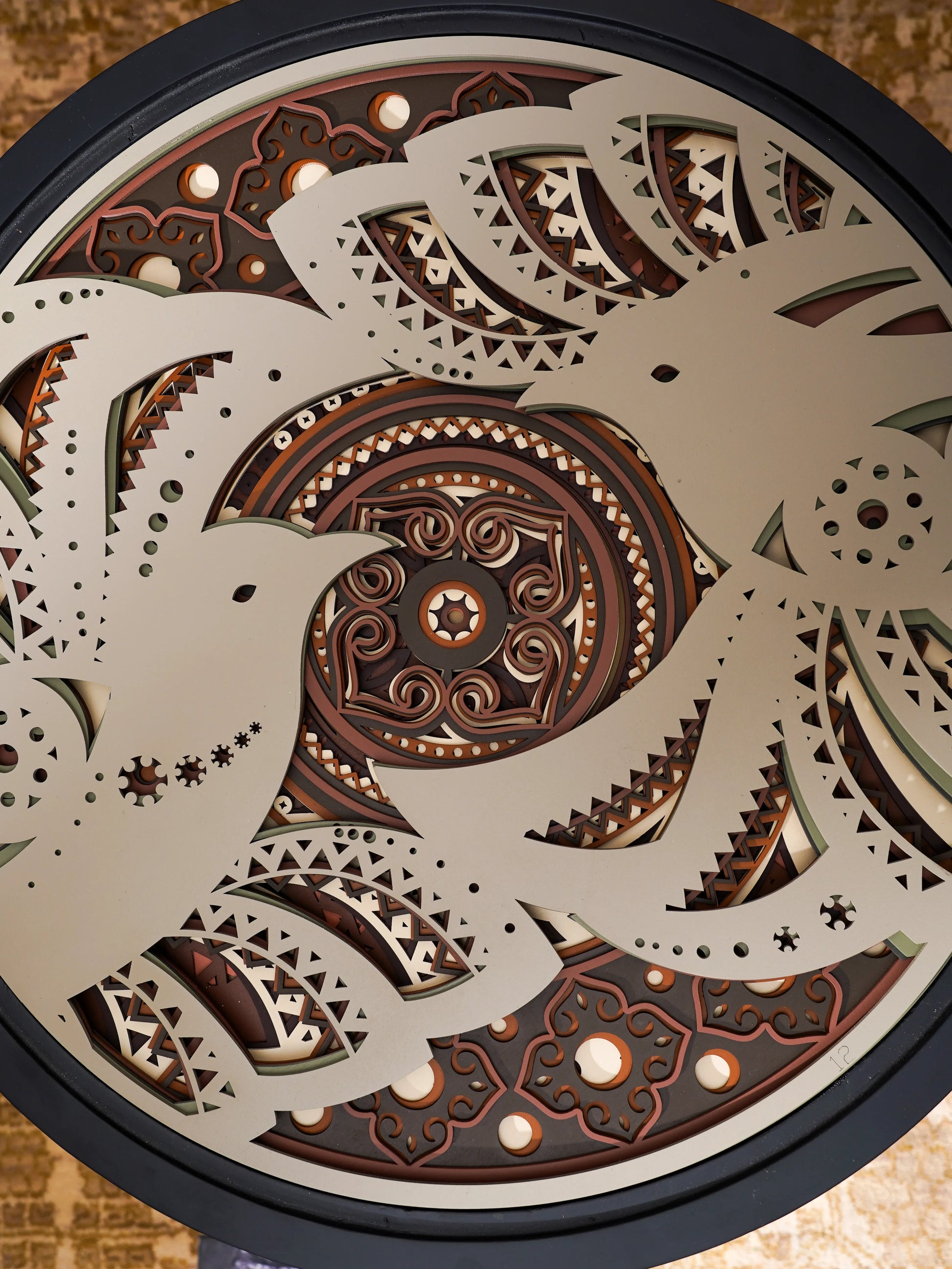 Aerodynamic Teakwood Coffee Table Terra Flight — 3D Sculptural Organic Furniture — Modern Floating-Effect Artisan Piece - velvet & grain