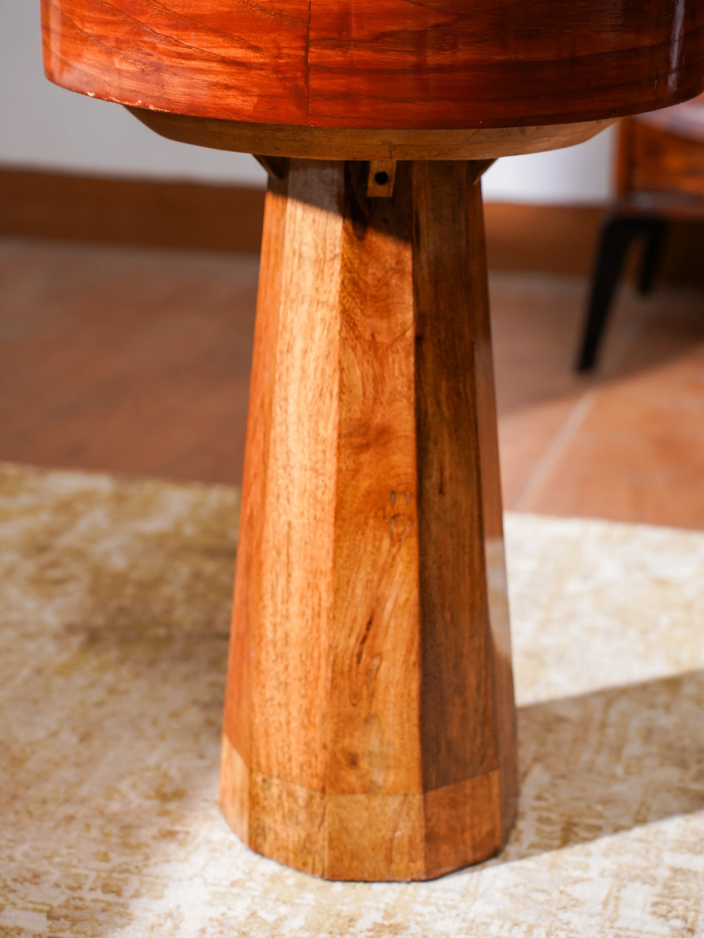 Imperial Teakwood Coffee Table Ryūjin’s Gate — 3D Mythological Layered Furniture — Modern Zen-Industrial Artisan Woodwork - velvet & grain