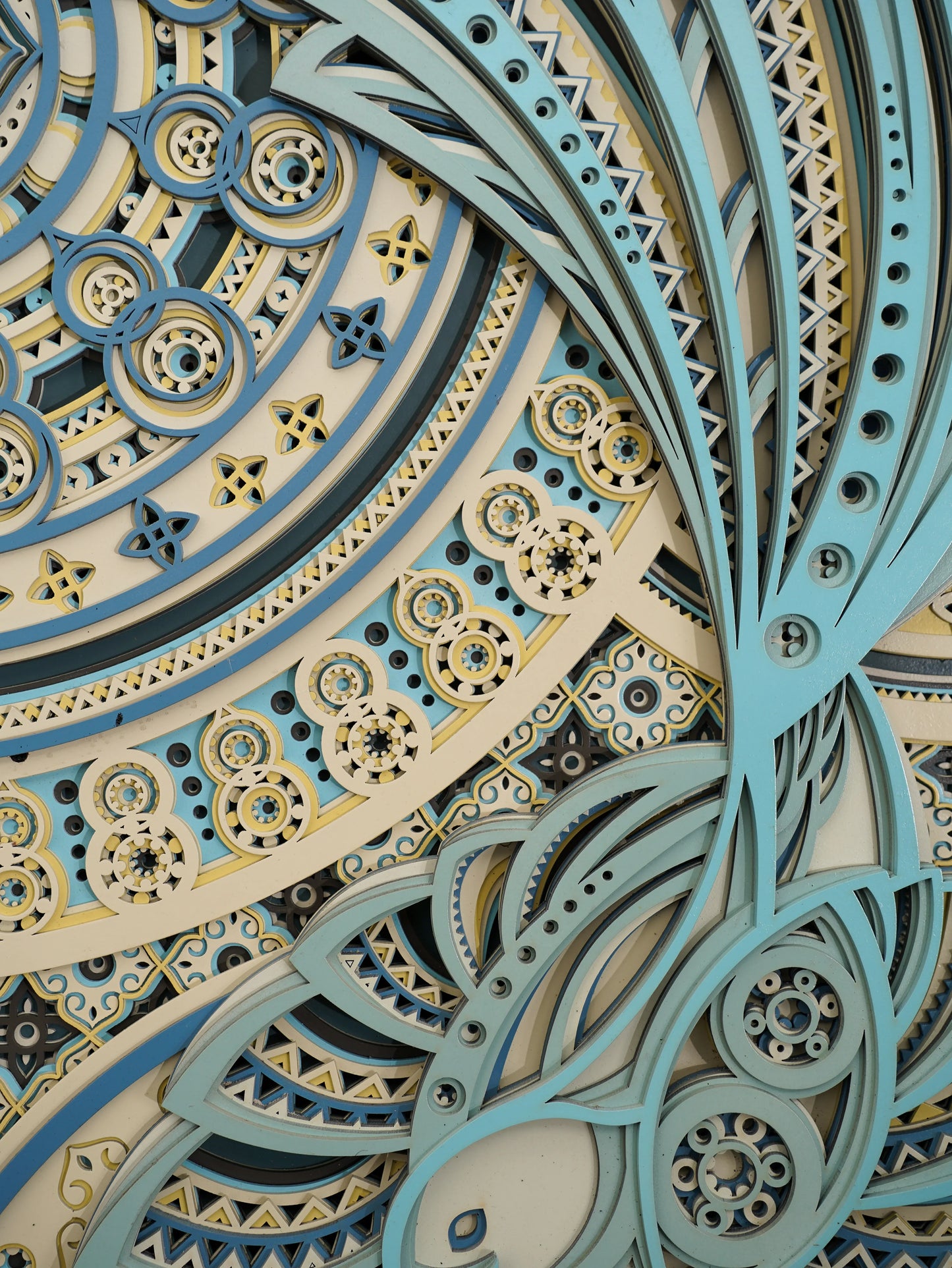 Serene Minimalist 3D Wood Art Birds of Peace — Scandi-Style Layered Home Decor — Modern Laser Cut Symbolic Wall Sculpture - velvet & grain