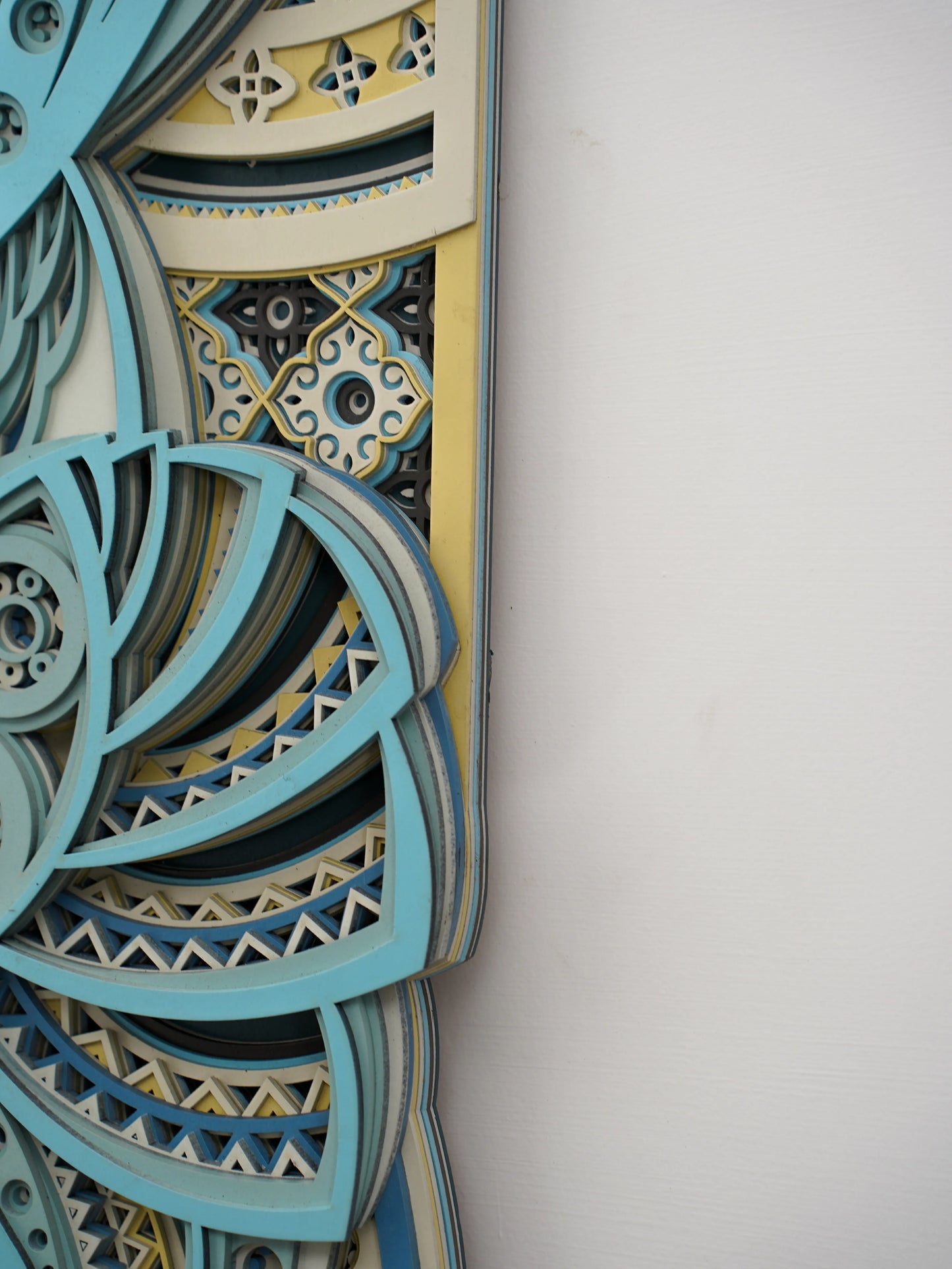 Serene Minimalist 3D Wood Art Birds of Peace — Scandi-Style Layered Home Decor — Modern Laser Cut Symbolic Wall Sculpture - velvet & grain