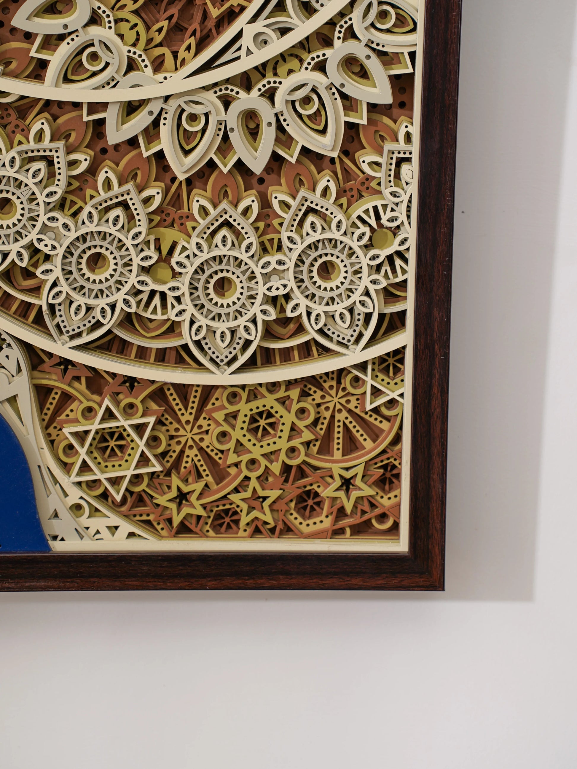 Celestial Cosmic Wood Art Galacta — Avant-Garde 3D Deep-Space Decor — Infinity Layered Stellar Sculpture - velvet & grain