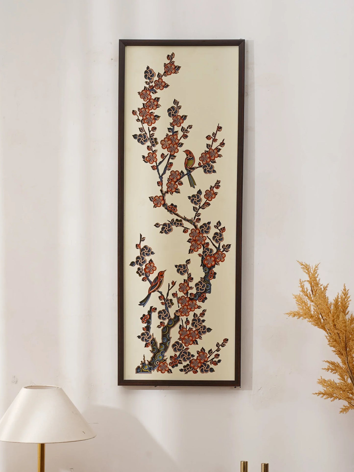 Nature-Inspired 3D Wood Wall Art Blossom & Birds — Hand-Finished Minimalist Home Decor — Modern Laser Cut Birch Plywood Sculpture - velvet & grain