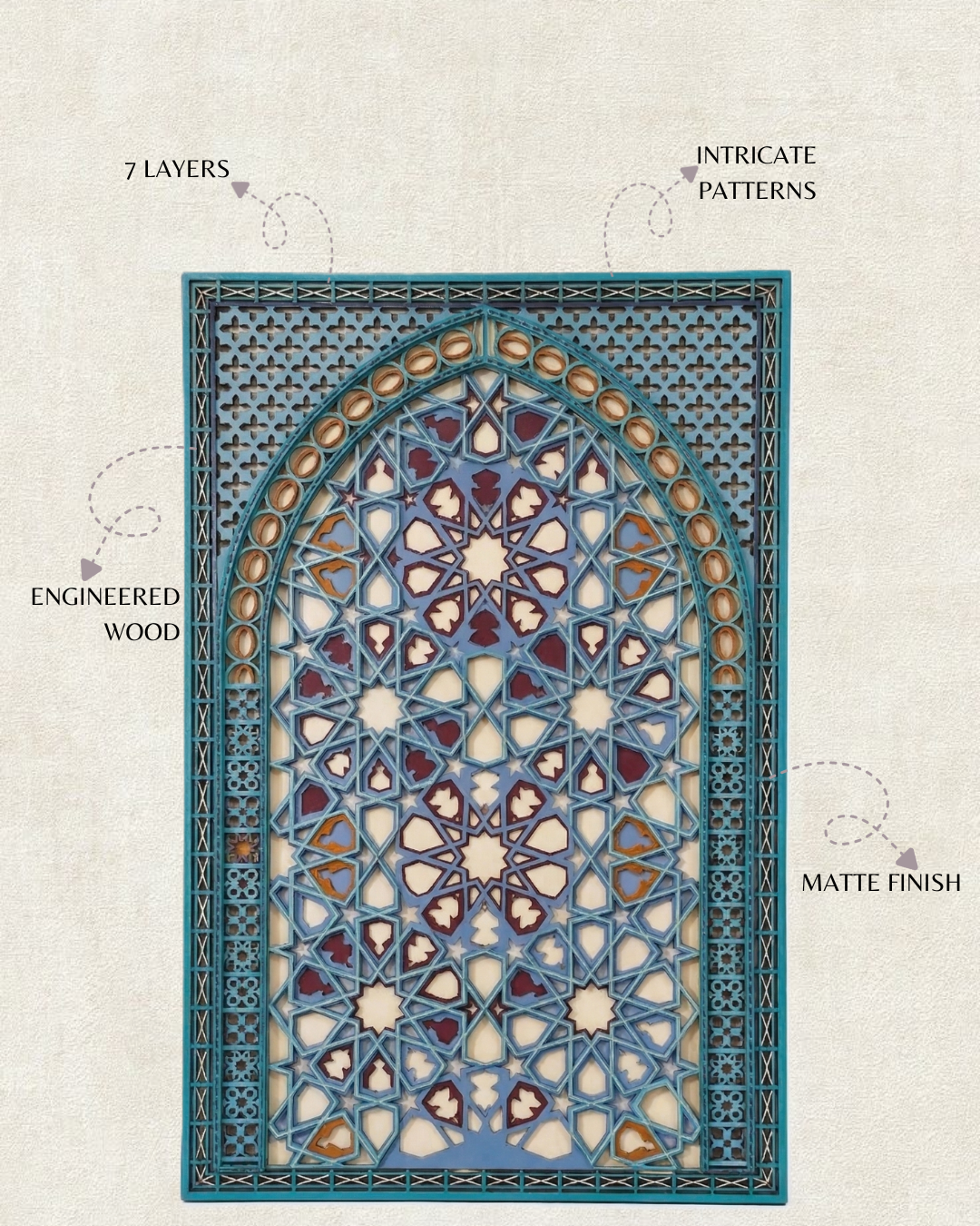 Multiverse - Persian Teal Wall Decor