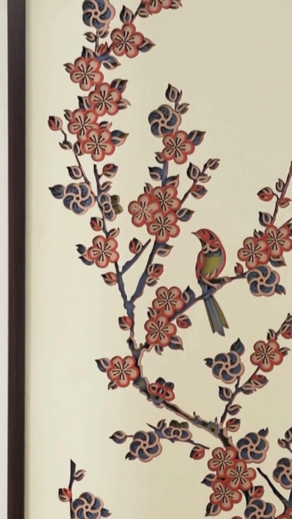Blossom & Birds Wall Decor - 16X48